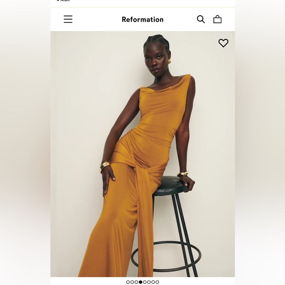 Reformation Carmeilla Knit Maxi Dress